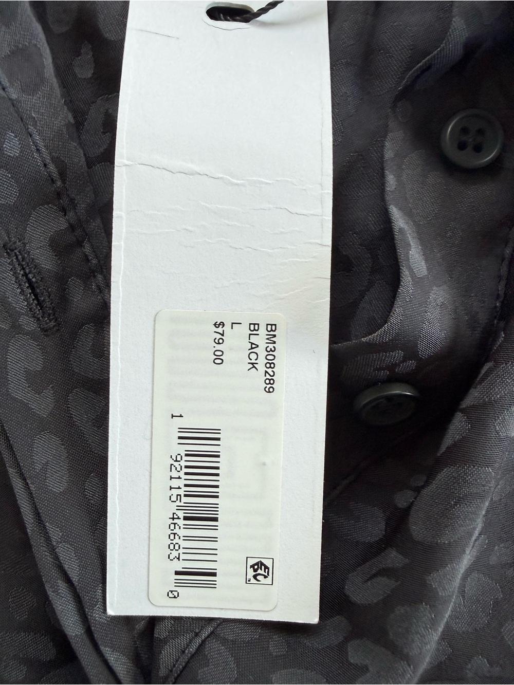 Steve Madden Black Ruched Tie-Front Midi Dress - Picture 7 of 12
